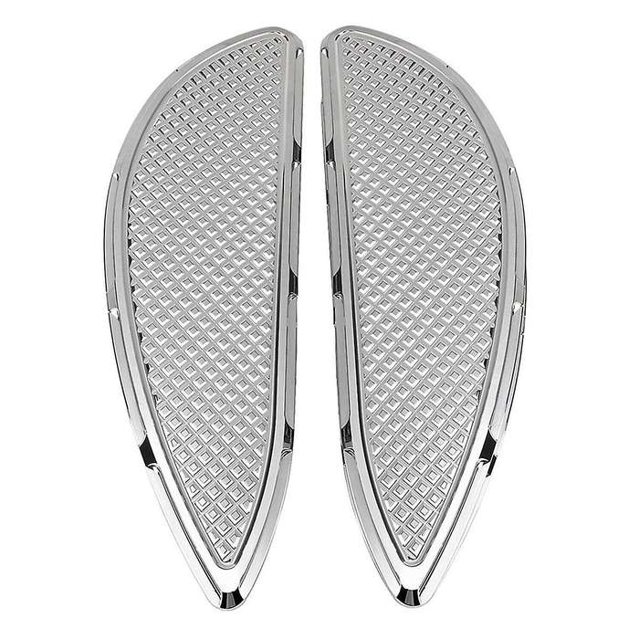Chrome Driver Stretched Floorboards Foot Board for Touring Fat Boy FLSTF