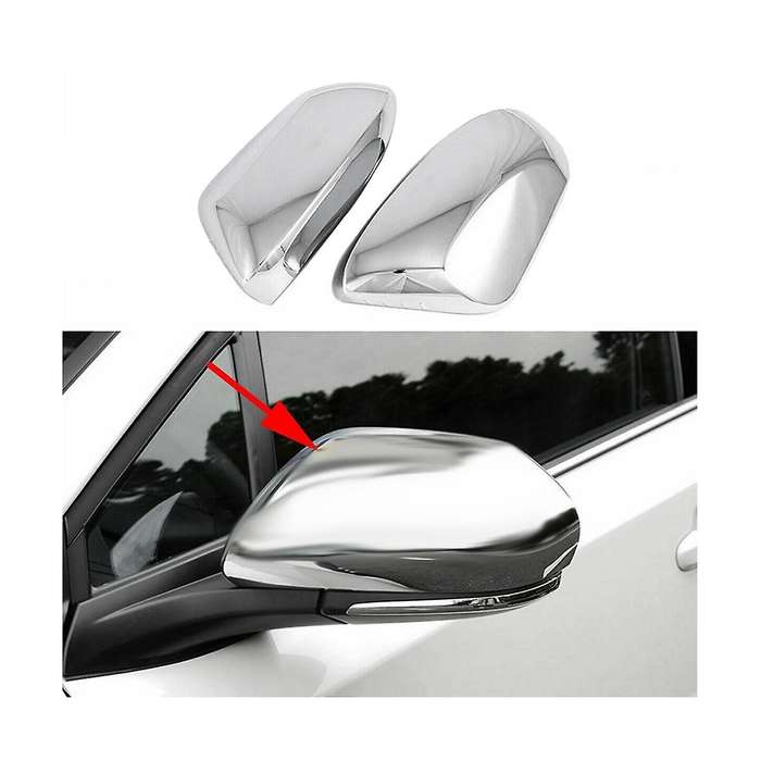 Chrome for 2019-2022 Side Door Rearview Mirror Cover Trim Cap