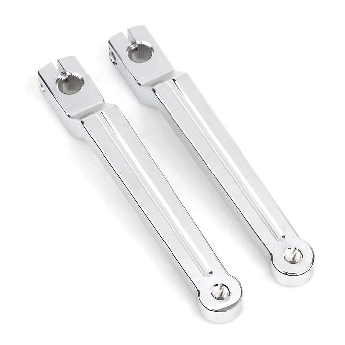 Chrome Heel & Toe Gear Shift Levers Fit for Street Glide Touring