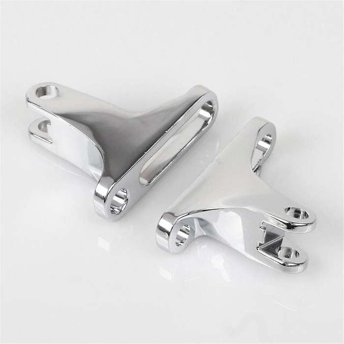 Chrome Rear Passenger Mini Foot Peg Mount Kit for Road Glide 93up
