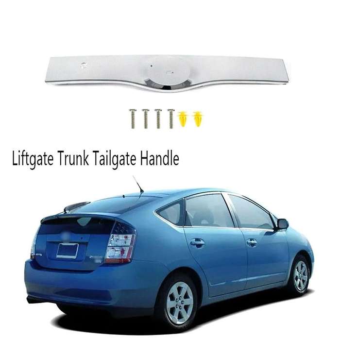 Chrome Rear Exterior Door Latch Handle Liftgate Trunk for Prius 2004-2009