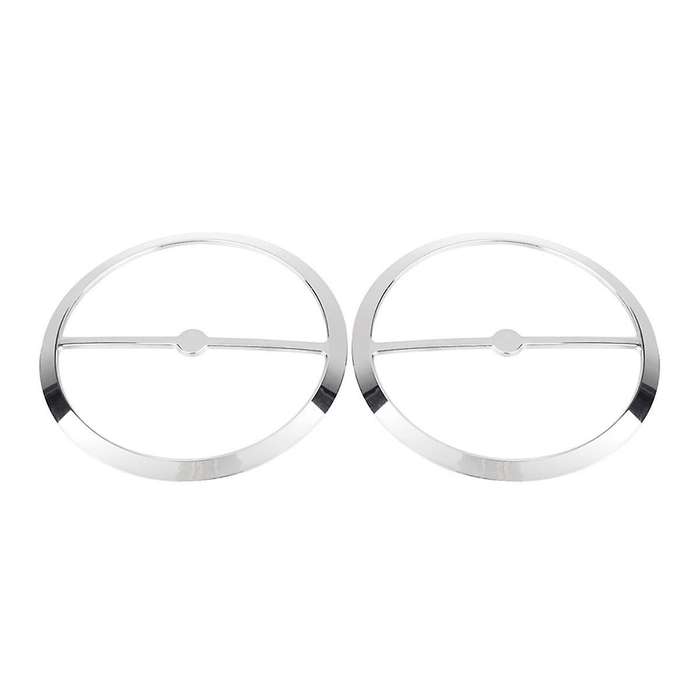 Chrome Speaker Trim Rings Grill Cover for Glide Ultra FLHTCUTG 2014+