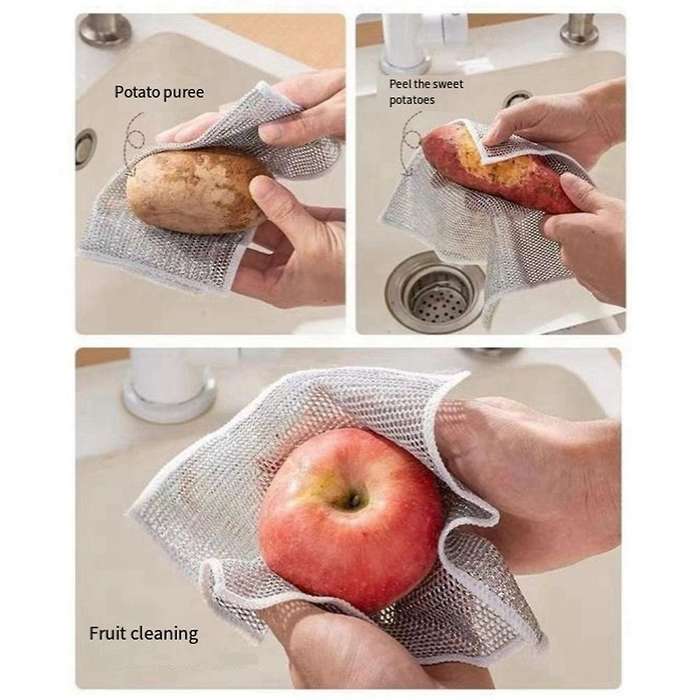 Cleaning Cloths for Wet and Dry, 2024 Reusable Multipurpose Dishwashing Rags