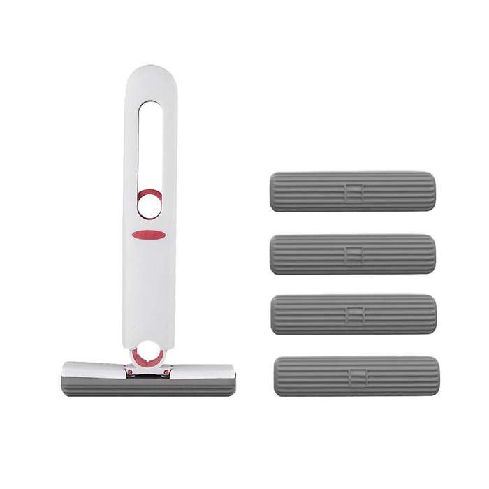 Cleaning Mop Portable Mini Squeeze Mop Kitchen Car Cleaning Brush Desk Glass Window Cleaner Househol