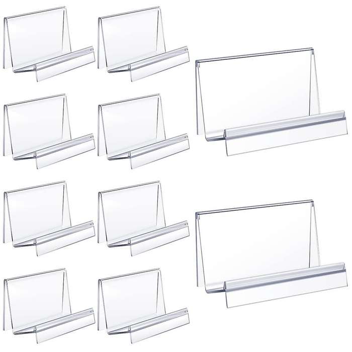 Clear Acrylic Purse Display Stand Wallet Stand Glasses Holder and Card Holder Clutcher Organizer for