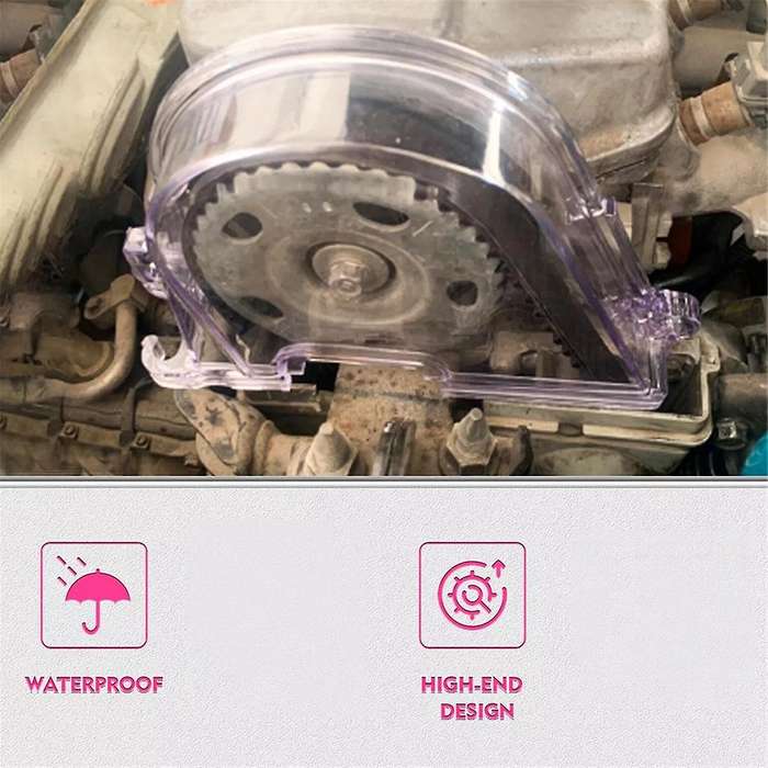 Clear Cam Gear Timing Belt Cover Turbo Cam Pulley for 96-00 EK D15 D16 / 92-95 EG D16ENGINE