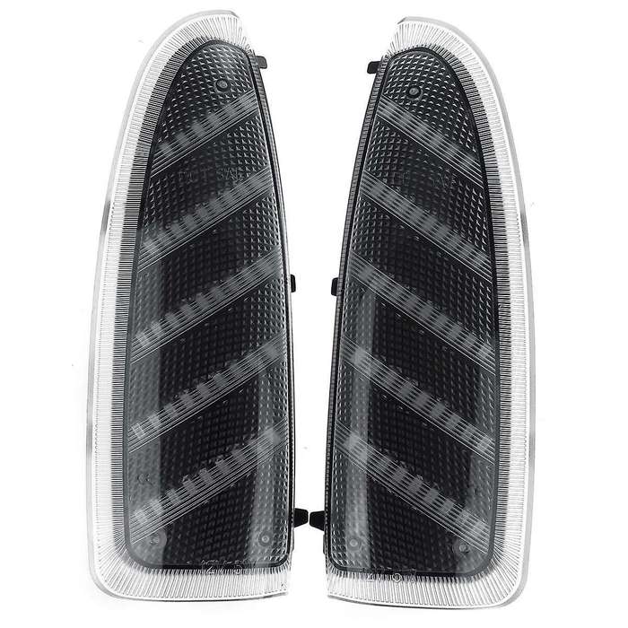 Clear Car LED Side Rearview Mirror Light Turn Signal Indicator Lights for Super Duty F250 F350 F450