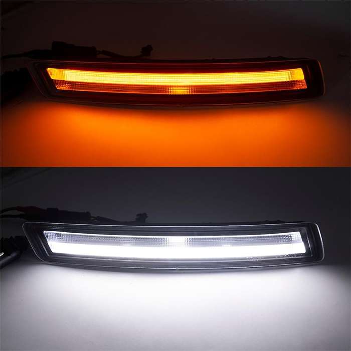 Clear Led Turn Signal Drl Daytime Running Light with Turn Signal Lights for 2006-2010