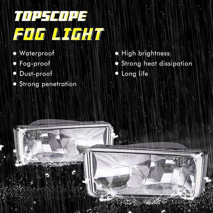 Clear Lens Driving Fog Lights Lamps for 25883245 GM2593160