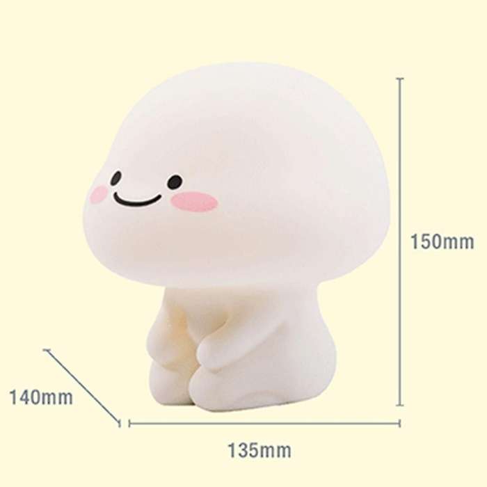 Clever Baby Silicone Timing Night Light Bedroom Bedside Sleep Children's Desk Lamp Charging Night Li