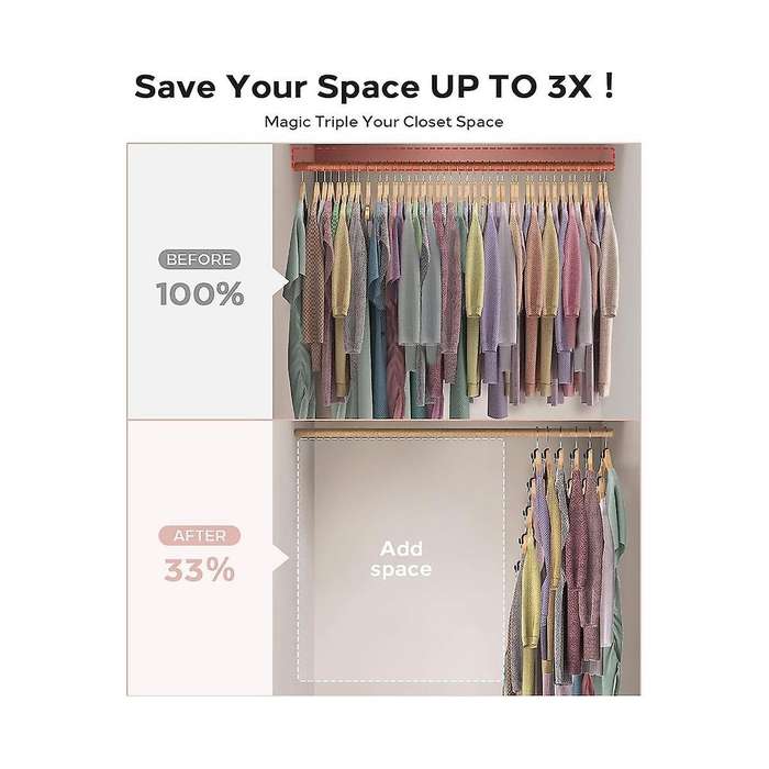 Clothes Hanger Connector Hooks,flocking Hanger Hooks Space Saver Duty Clothes Hangers Hooks for Clos
