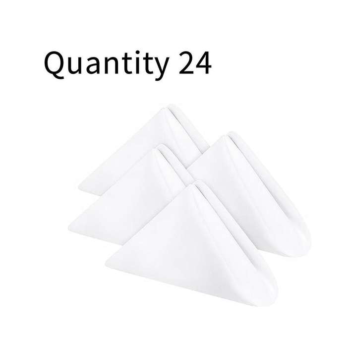 Cloth Napkins Cotton Dinner Napkins with Hemmed Edges, Washable Napkins Perfect for Parties, Wedding