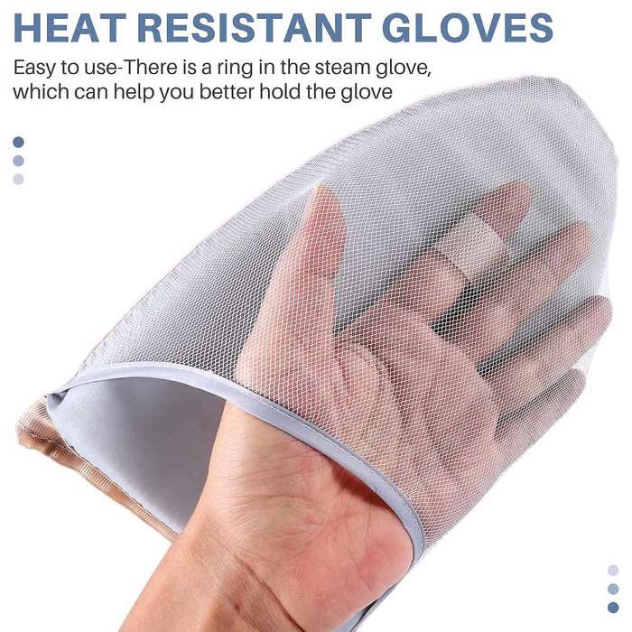 Clothing Steam Iron Gloves Steam-Proof Gloves Heat-Resistant Blue