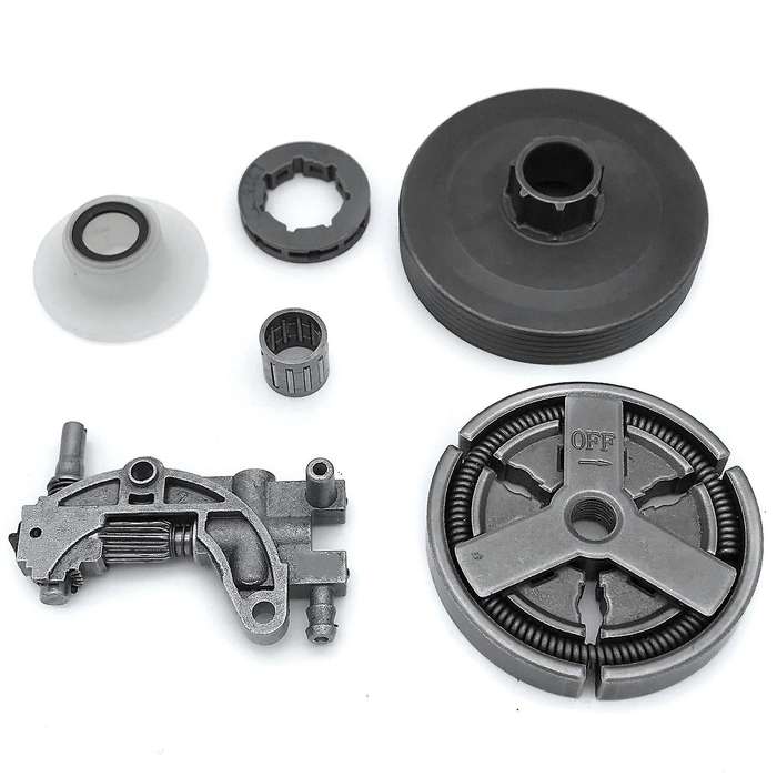 Clutch Sprocket Rim Drum for Chinese 4500 5200 5800 45cc 52cc 58cc Oil Pump Gear Kit Chainsaw