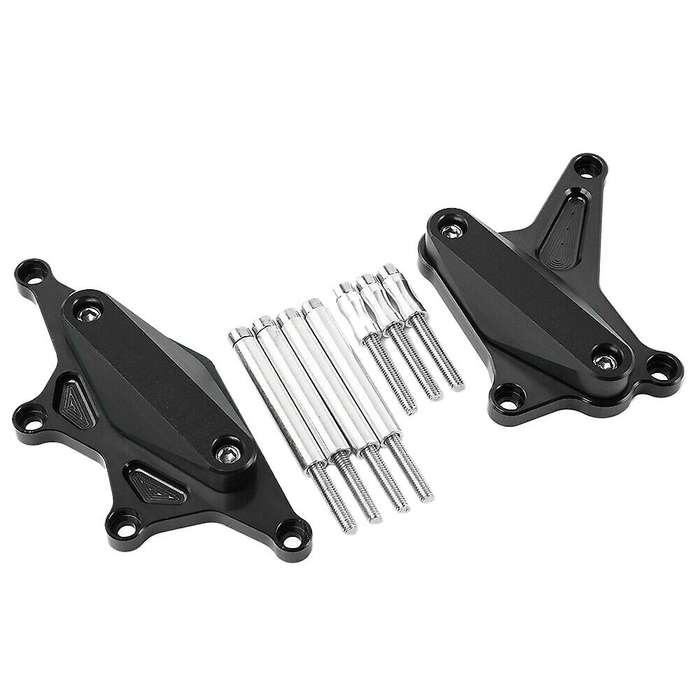 CNC Aluminum Engine Guard Frame Slider Stator Cover for 2013-2020 CB500R CB500F CB500X Black