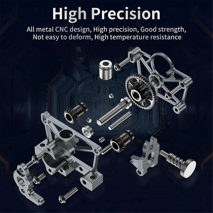CNC Metal Mini Extruder High Temperature Resistance Light Weight Kit without Moons 36 Motor for Vor