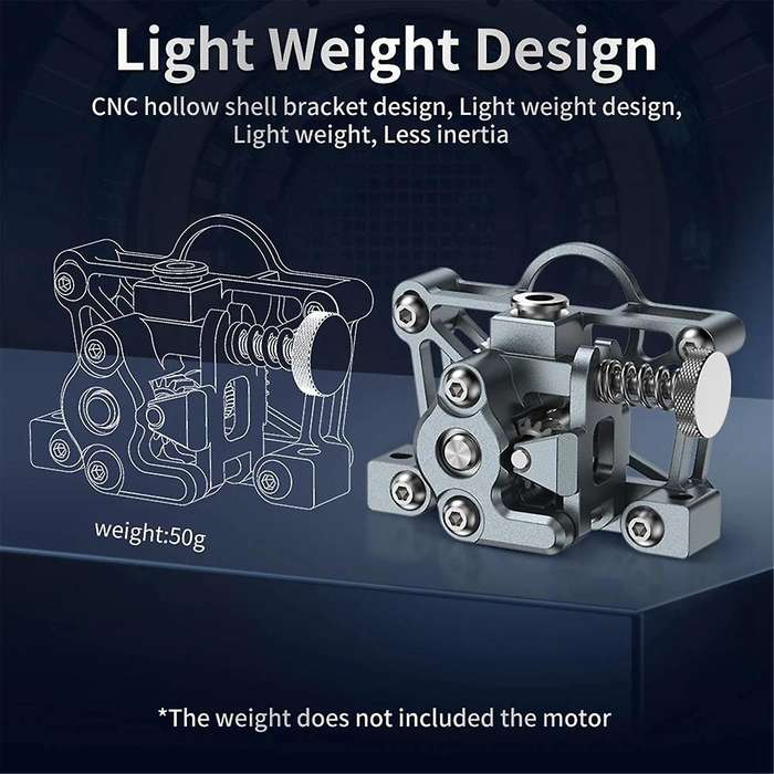 CNC Metal Mini Extruder High Temperature Resistance Light Weight Kit without Moons 36 Motor for Vor