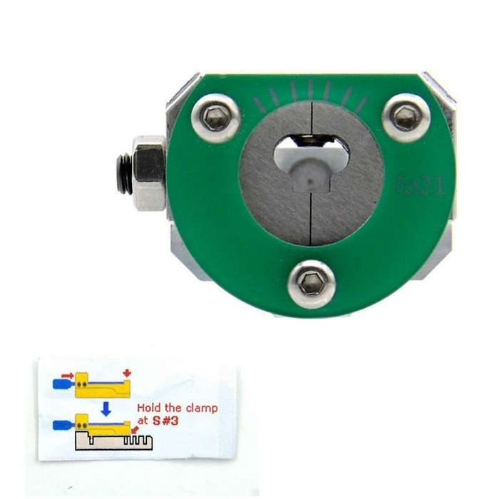 CNC Key Cutting Machine Fixture FO21 Clamp for Mondeo Automatic /X6/Miracle A7, E9 Key Cutting Machi