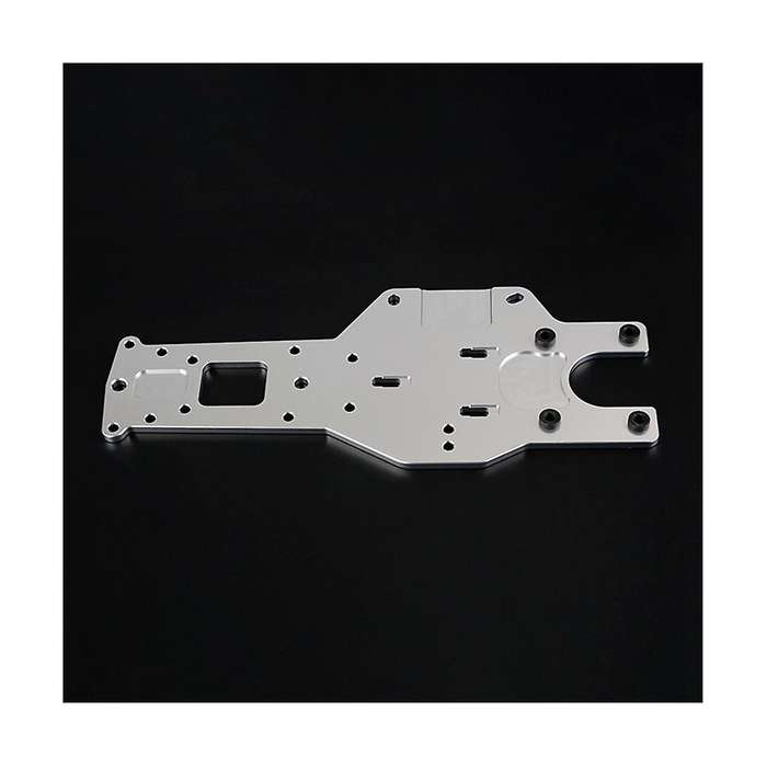 Cnc Metal Thickening Lathe Rear Floor for 1/5 Baha Km Rovan Baja 5b 5t 5sc Truck Toys Parts,silver
