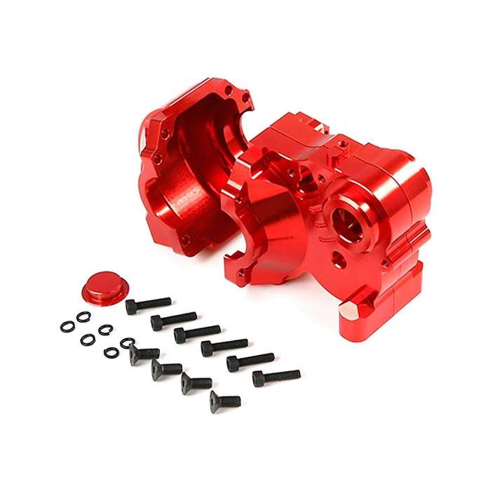 Cnc Metal Three Sections Fission Set Fit for 1/5 Baha Rovan Km Baja 5b 5t 5sc Toys Parts,red