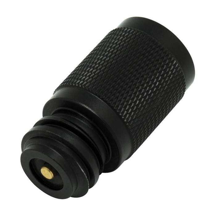 CO2 Cylinder Adapter Check Valve 3/8-24UNF to TR21-4 Conversion Kit for Black
