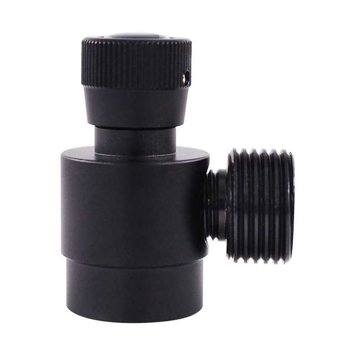 Co2 Cylinder Refill Adapter, Self-made Gas Cylinder Regulator M10x1 to W21.8-14 Adapter for Argon,c