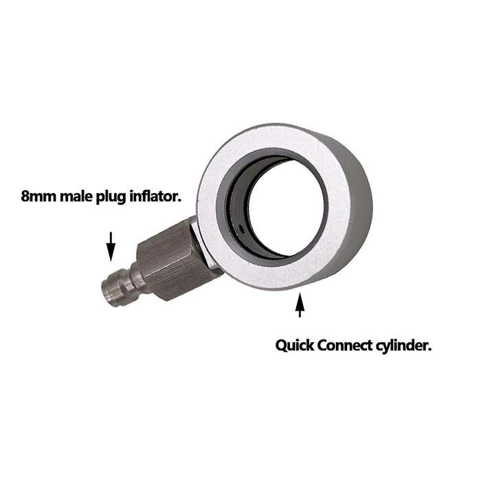 Co2 Refill Adapter for Pink Co2 Cylinder Exchange Carbonator Fill Station for DUO Terra Art Tank