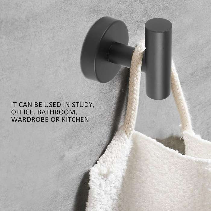 Coat Hooks Toilet Paper Holder Stainless Steel Bathroom Accessories Set Of 2 Cloakroom Hooks Toilet