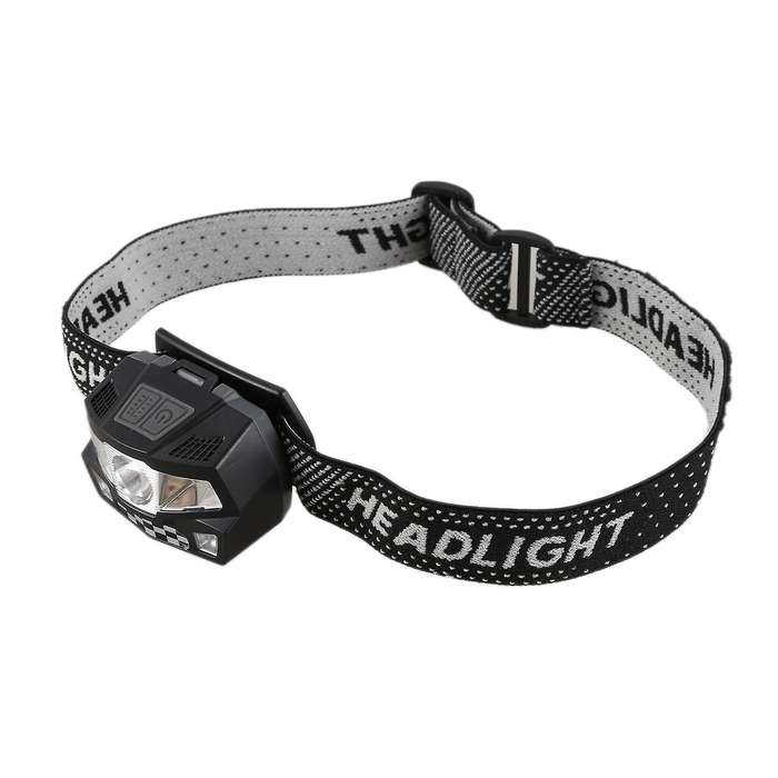 COB LED Headlight 800LM USB Charging Outdoor Waterproof Fishing Headlight