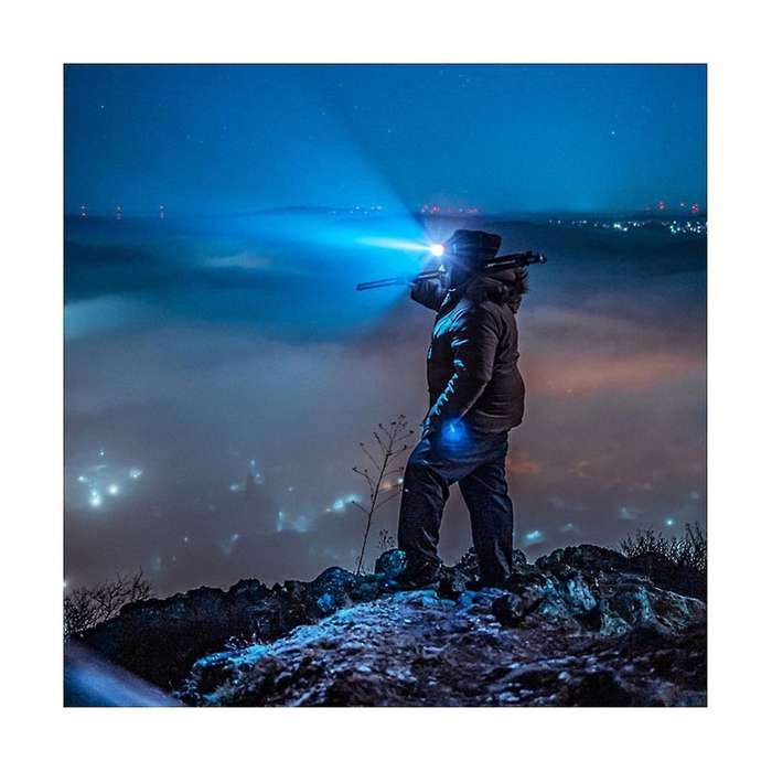 Cob Headlight Led Sensing Red Light Fishing Headlight Mini Usb Headlight Built-in Battery Multifunc