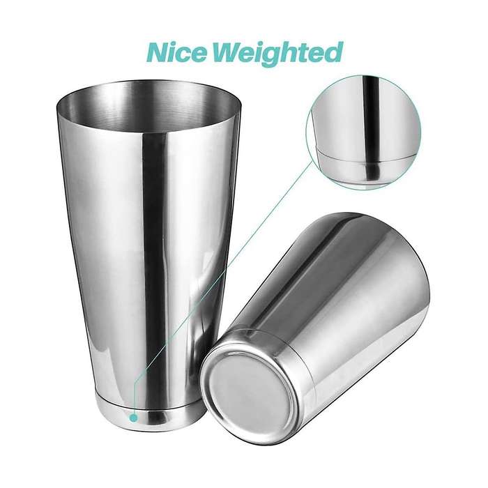 Cocktail Shaker, Bar Bartender Shaking Tins Weighted 28oz Unweighted 18oz for Bartending,martini Sh