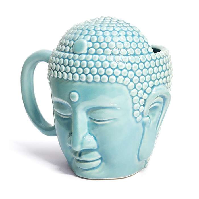 Coffee Cup Tathagata Buddha Shape Durable Buddha'S Head Cup Buddha Head Cup Ceramic Cup