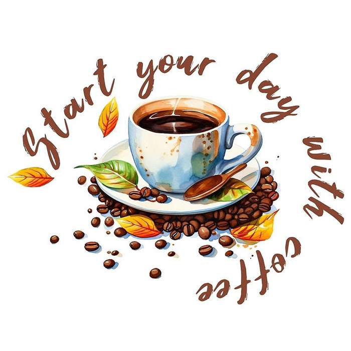 Coffee Cup Wall Stickers Restaurant Background Decoration Mural for Cafe Kitchen Room Home Decor Sel