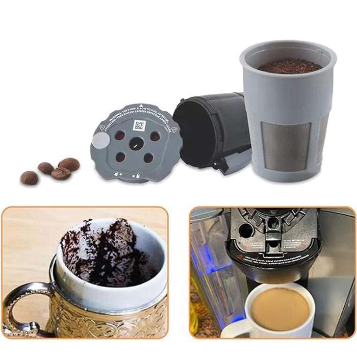 Coffee Filter Reusable Model Reusable Grinding Coffee Filter for K-Cups Coffee Maker Kitchen Accesso