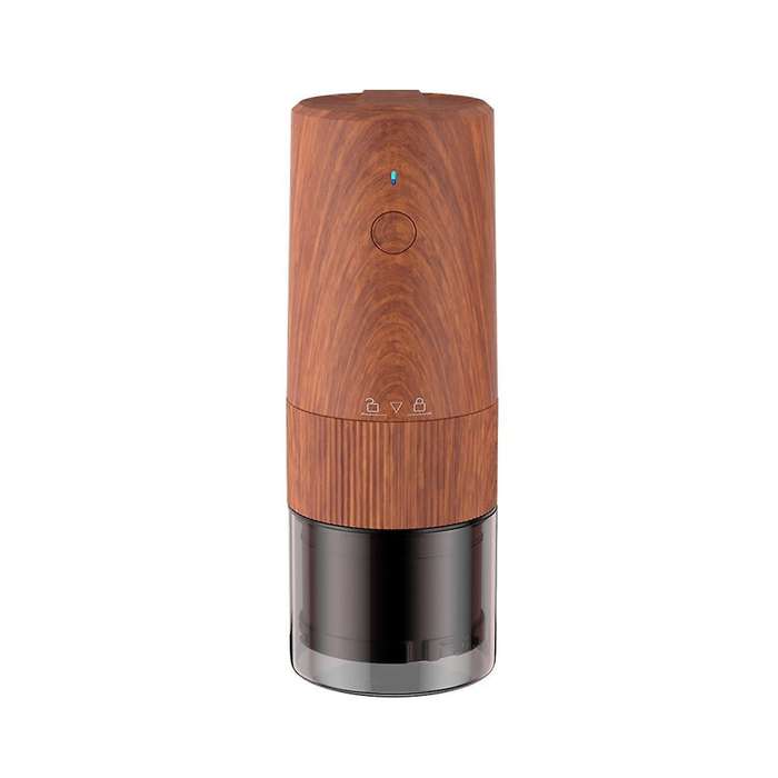 Coffee Grinder Electric Espresso Coffee Bean Grinder Powder Bin Retractable Automatic Portable Rech