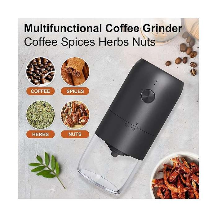 Coffee Grinder Usb Rechargeable Coffee Bean Grinder with Removable Bowl,coffee Bean Grinder with Br