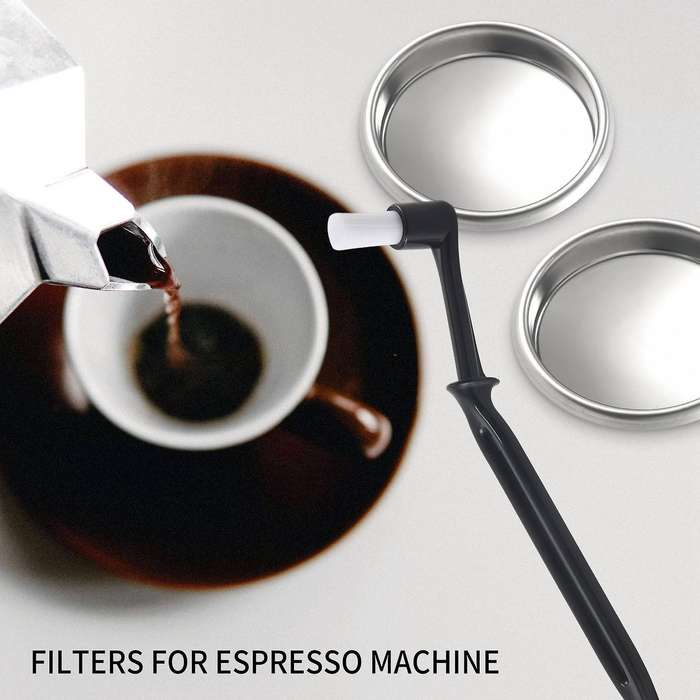 Coffee Machine Cleaning Set,coffee Machine Brush Back Flush Insert Metal Blind Filter 58 Mmfor Espr
