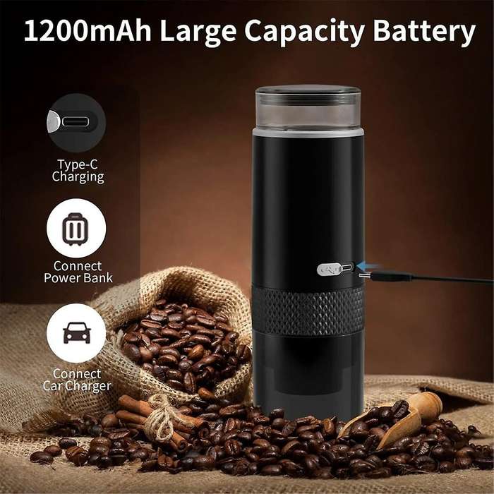 Coffee Maker Electric Capsule Ground Coffee Brewer Portable Coffee Machine Fit Coffee Powder and Cof