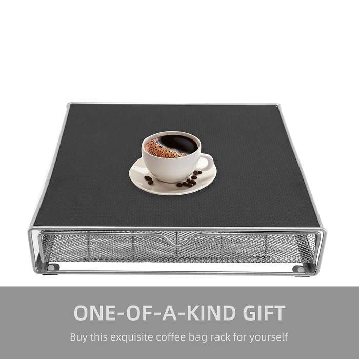 Coffee Pod Holder Coffee Pods Drawer for 36 Capsule Coffee Capsule Holder Coffee Storage Pods Metal