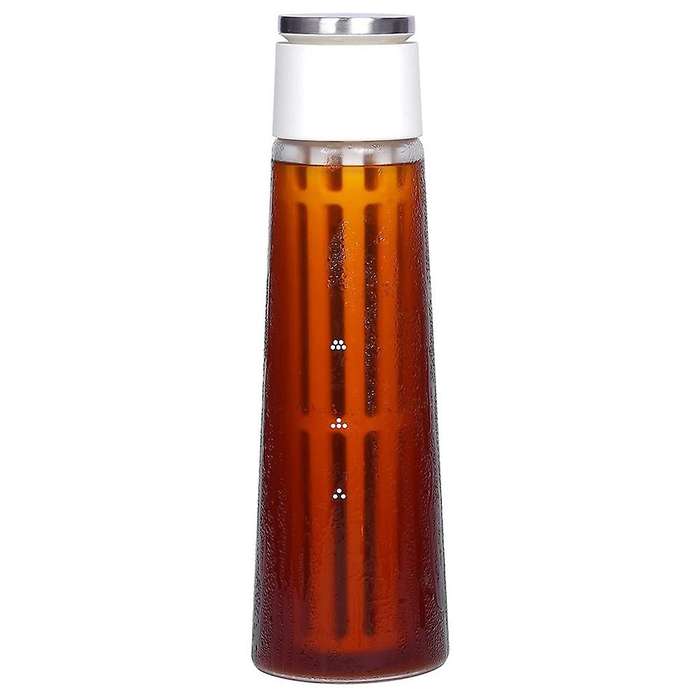 Cold Brew Coffee Maker and Ice Tea Maker, Reusable Mesh Filter, Portable Ice Coffee Pitcher for Home