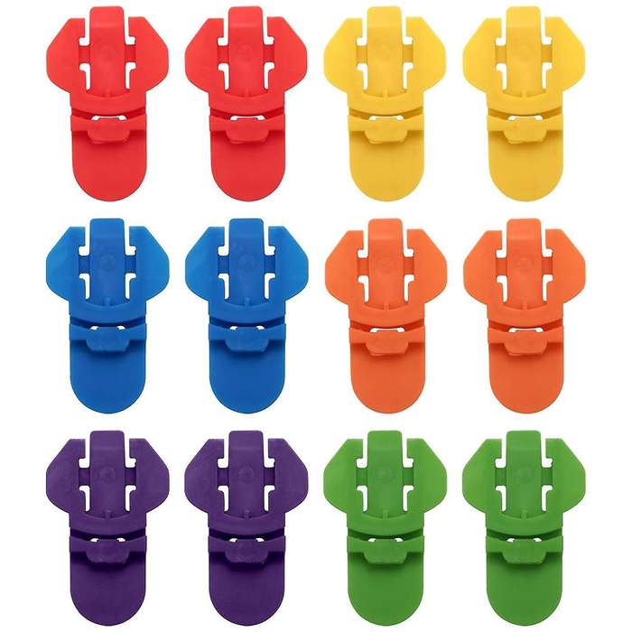 Color Coded Drink Shield and Protector for Family, 12Pk Fun Colored Plastic Tab Openers for , Beer o