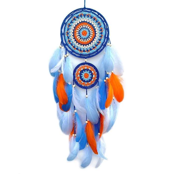 Colorful Feathers Dream Catchers Handmade Dream Catcher for Bedroom Dream Catcher for Wall Hanging D