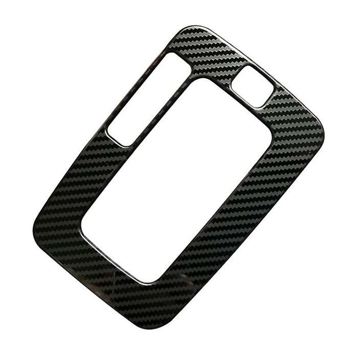 Compatible Everest Endeavor 2015+ Carbon Fiber Stainless Steel Gear Shift Panel Cover Trim Frame Dec