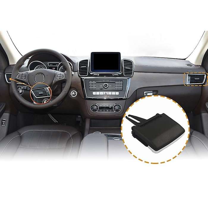 Compatible Mercedes Front Left Right Air Vent Tabs, Front Row Air Grille Tabs Clip Compatible W166 M