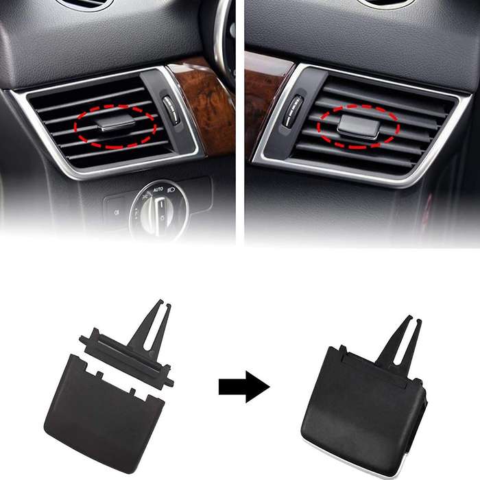 Compatible Mercedes Front Left Right Air Vent Tabs, Front Row Air Grille Tabs Clip Compatible W166 M