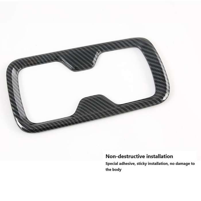 Compatible Nissan Navara NP300 16-19 Carbon Fibre Car Water Cup Holder Frame