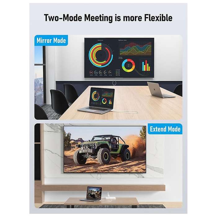 -Compatible Wireless Transmitter Receiver Extender Kit 164FT/50M Wireless Display Dongle for TV Came