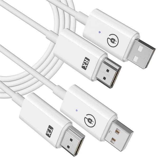 -Compatible Wireless Transmitter Receiver Extender Kit 164FT/50M Wireless Display Dongle for TV Came