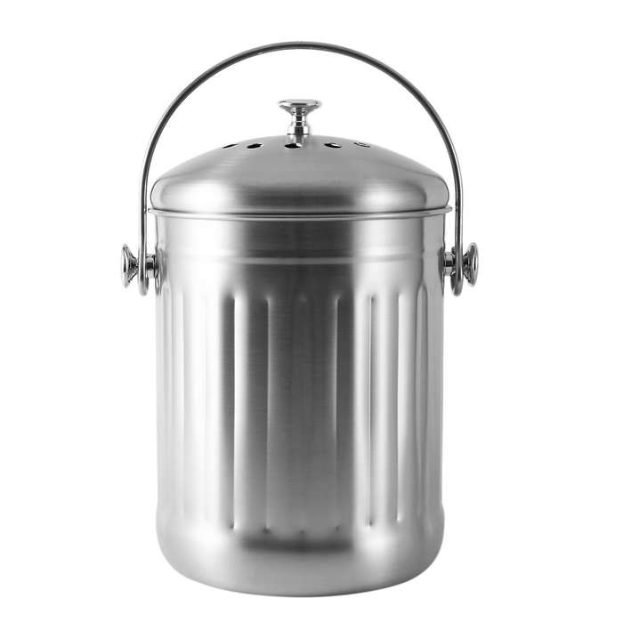 Compost Bin, Peel Bucket for Home Kitchen, Odorless Compost Bucket for Kitchen Food Waste, with Han