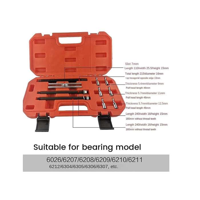 Concealed Removal Tool Card Ball Slot Puller Three Inner Loading and Unloading Puller Kit Automotiv